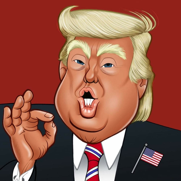Image of Second Nature Birthday Card - Donald Trump Sound Card