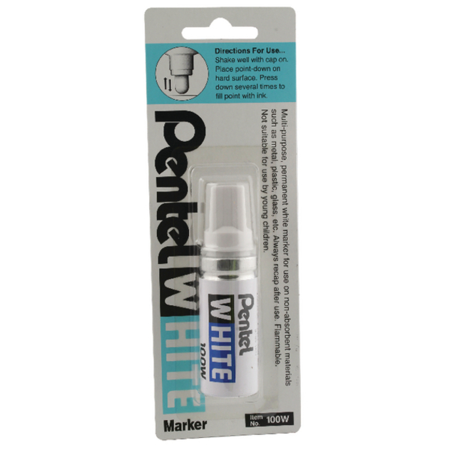 pentel white permanent marker