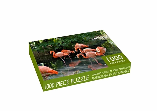 Image of Flock Of Flamingoes 1000 Piece Jigsaw