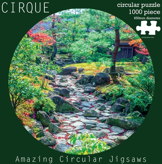 Image of Plants Garden 1000 Piece Round Jigsaw in Square Box
