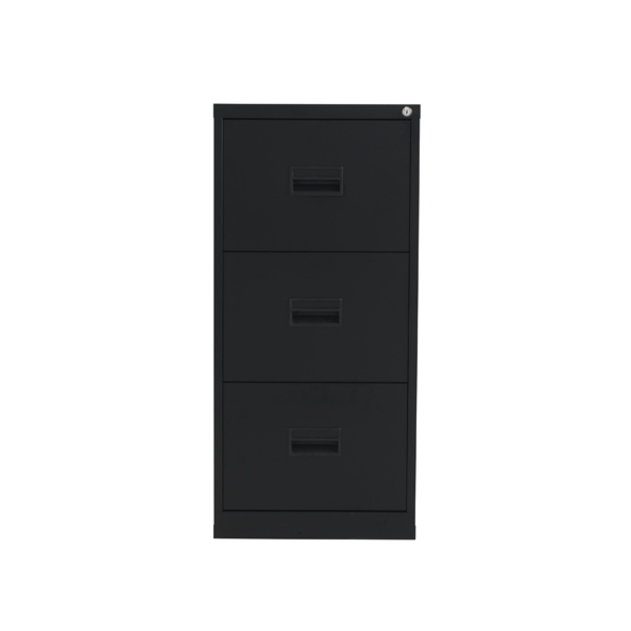 Talos 3 Drawer Filing Cabinet Black Kf78766 Whsmith