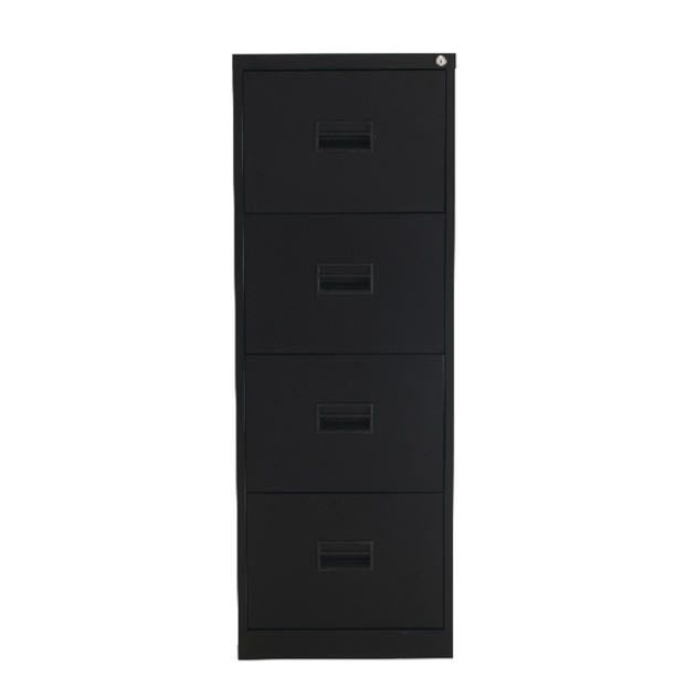 Talos 4 Drawer Filing Cabinet Black Kf78770 Whsmith