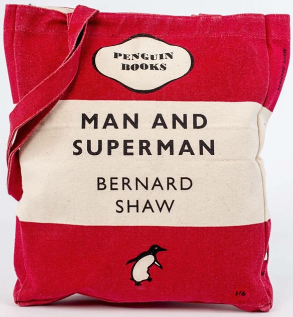 Image of Man And Superman Book Bag (Penguin Books Merchandise)