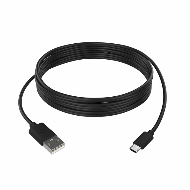 Image of Kit Micro USB to USB-A Black 3M Cable
