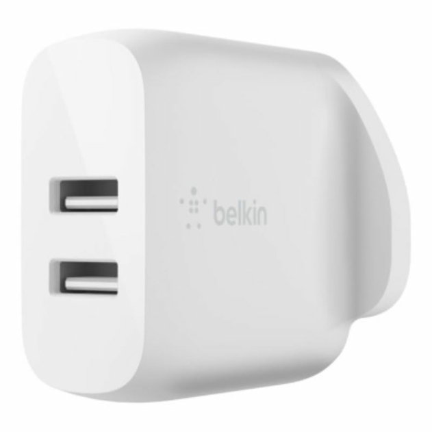 Image of Belkin Dual USB-A Wall Charger 12W X2