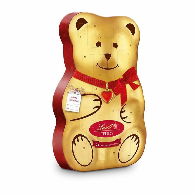 Lindt 2020 Holiday Teddy Bear Advent Calendar Great for Holiday Gifting 6.1 Oz 