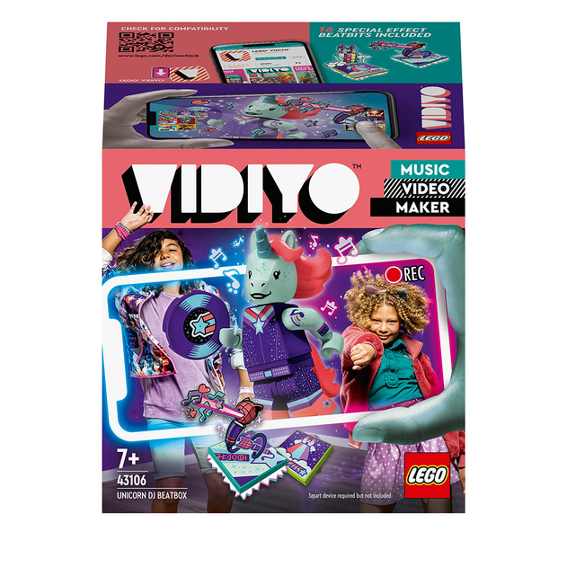 Image of LEGO VIDIYO Unicorn DJ BeatBox Music Video Maker Toy 43106