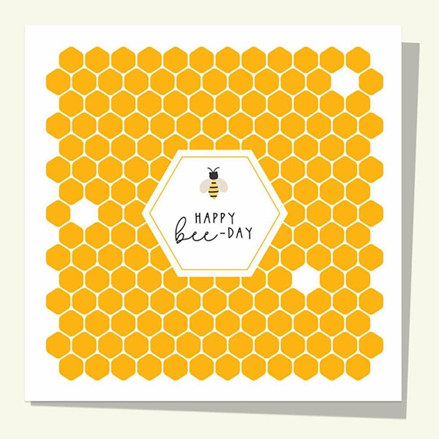 Image of Dotty About Paper Happy Bee-Day Birthday Card