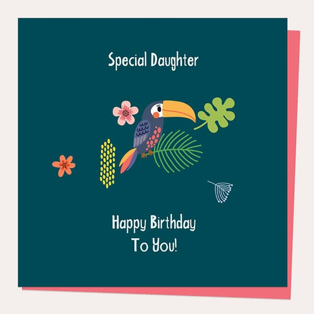 Image of Dotty About Paper Toucan Daughter Birthday Card