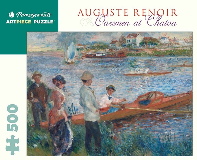 Image of Pomegranate Auguste Renoir Oarsmen at Chatou 500 Piece Jigsaw Puzzle