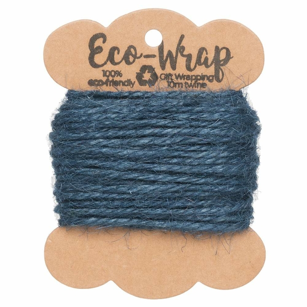 Image of Eco-Wrap Navy Jute Twine 10m