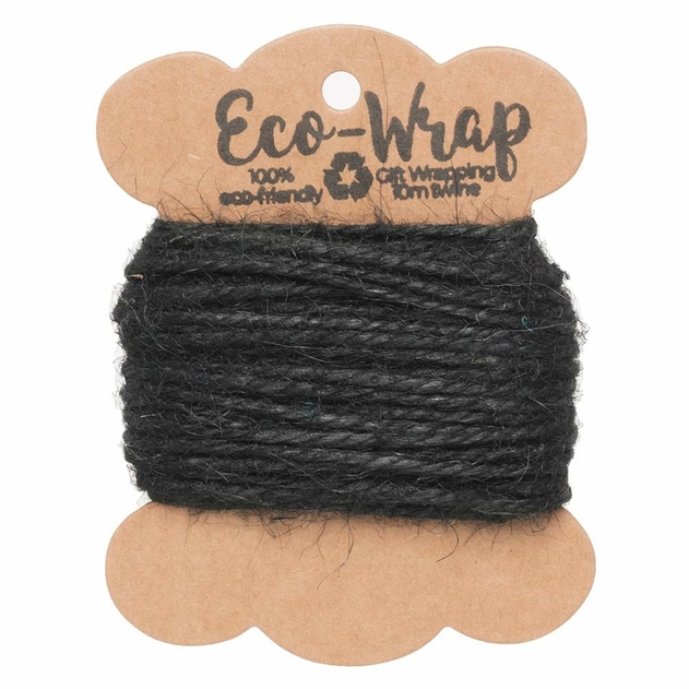 Image of Eco-Wrap Black Jute Twine 10m