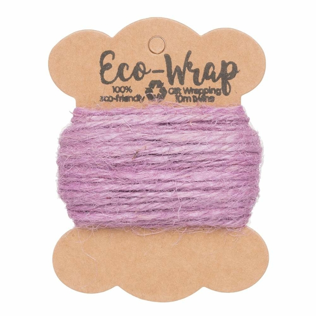 Image of Eco-Wrap Lavender Jute Twine 10m