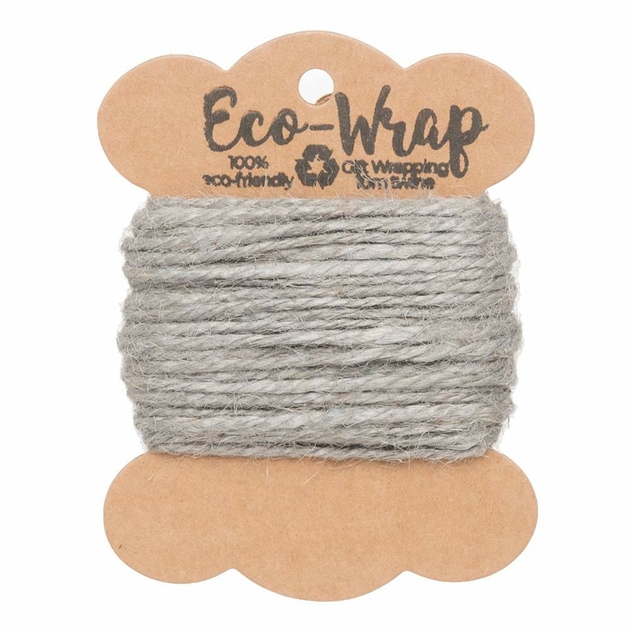 Image of Eco-Wrap Grey Jute Twine 10m