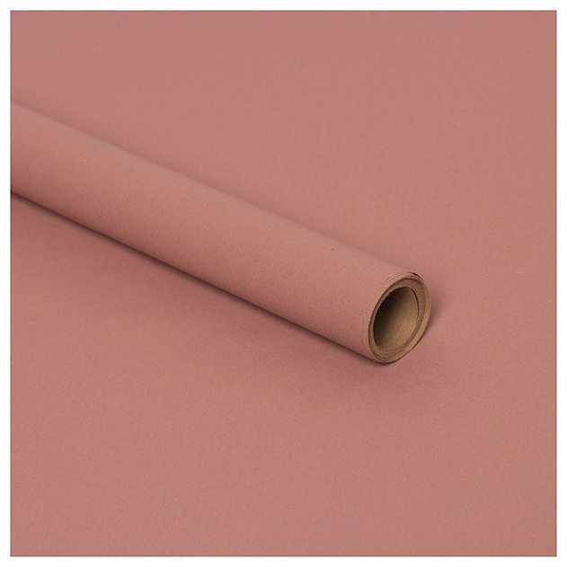 Image of Eco-Wrap Recycled and Recyclable Baby Pink Wrapping Paper 4m