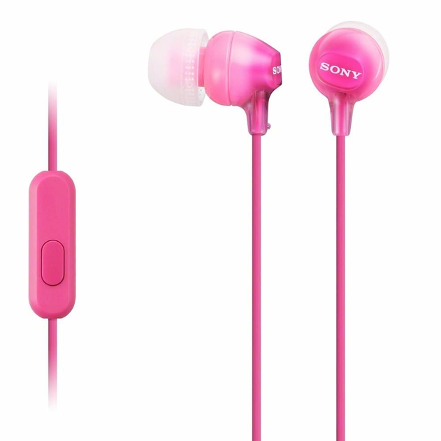 Sony Pink MDREX15 In-Ear Wired Headphones