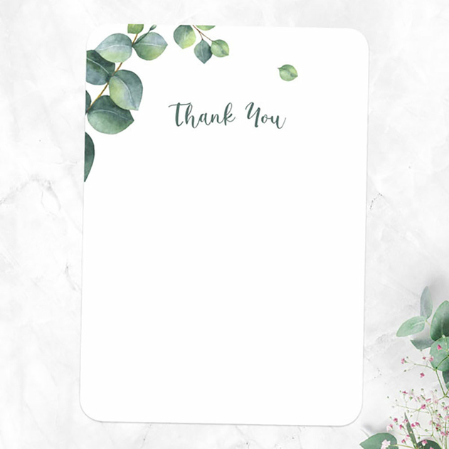 Image of Dotty About Paper Wedding Thank You Cards Eucalyptus (Pack of 10)
