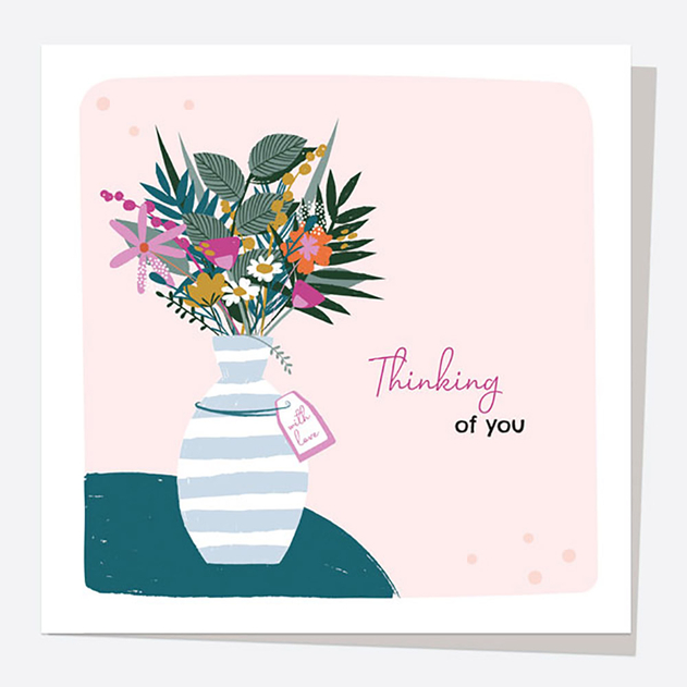 Image of Dotty About Paper Pretty Wildflowers Thinking of You Card