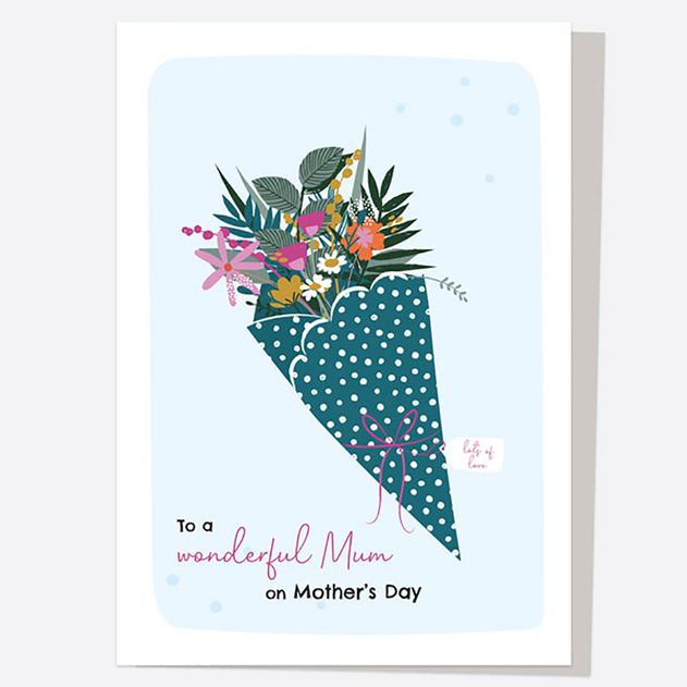 Image of Dotty About Paper Pretty Wildflowers Wonderful Mother's Day Card