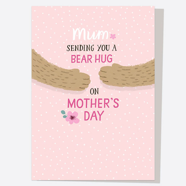 Image of Dotty About Paper Bear Hug Mother's Day Card