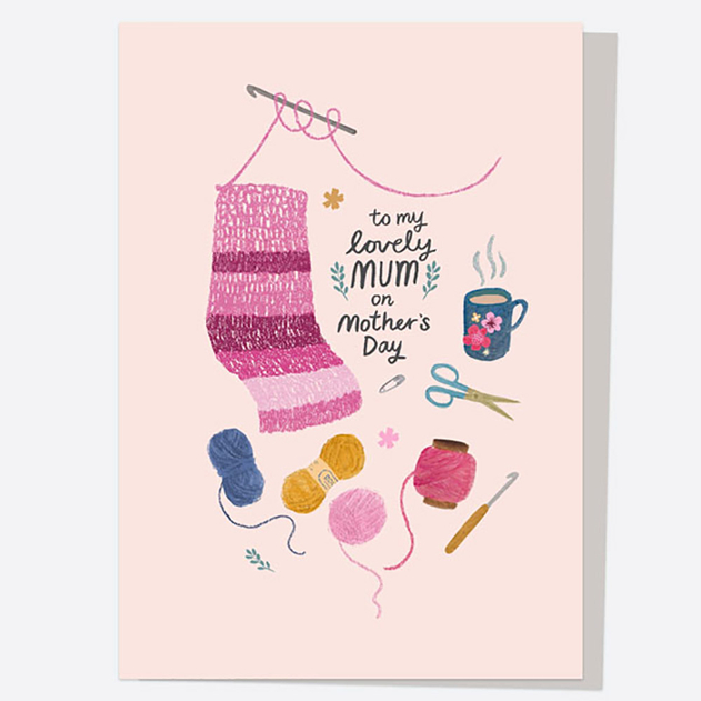 Image of Dotty About Paper Crochet Mum You're So Special Mother's Day Card