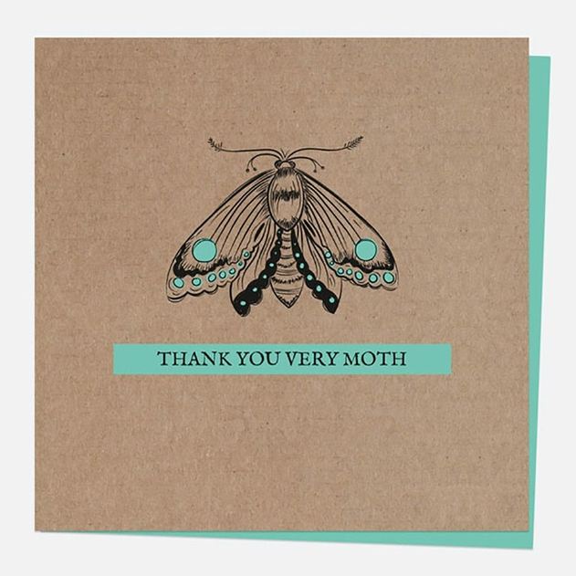 Image of Dotty About Paper Bug Love Moth Thank You Very Moth Card