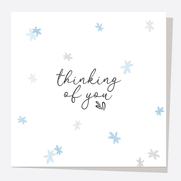 Image of Dotty About Paper Pastel Confetti Flowers Thinking of You Card