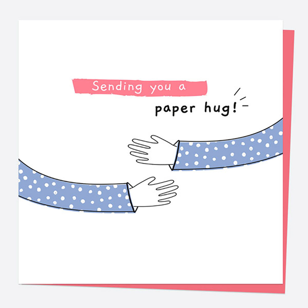 Image of Dotty About Paper Arms Paper Hug Card