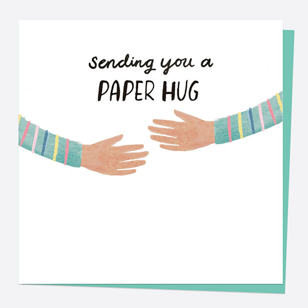 Image of Dotty About Paper Stripey Arms Thinking of You Card