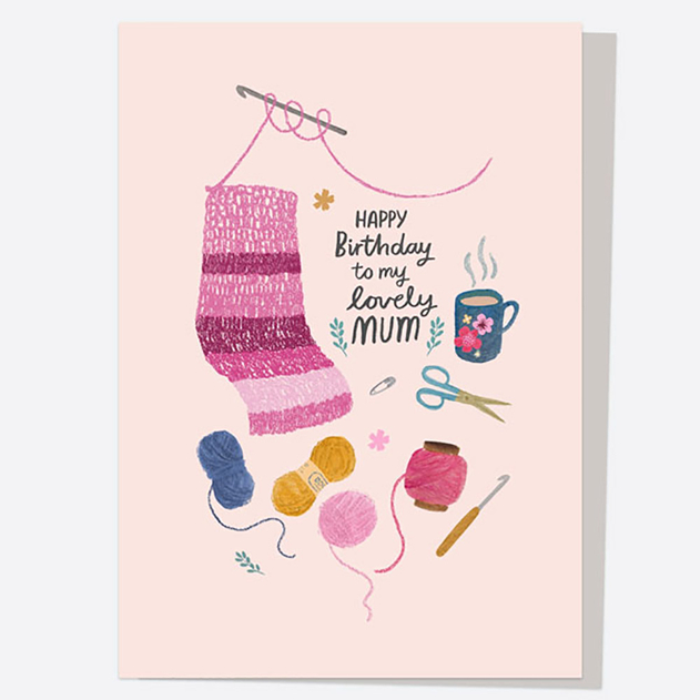 Image of Dotty About Paper Crochet Mum You're So Special Birthday Card