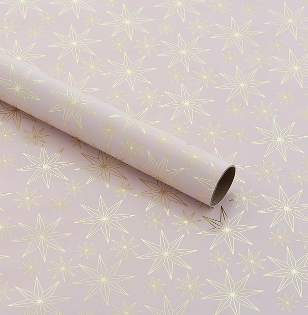 Image of WHSmith 3M Geo Star Wrapping Paper