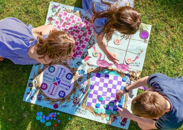 Image of Professor Puzzle Wonderland Games Alice's Party Games Mat