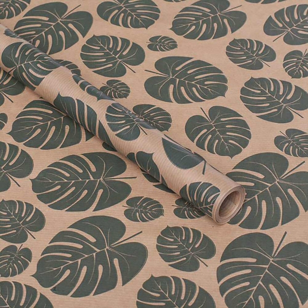 Image of WHSmith Jungle Tropics Wrapping Paper 4m