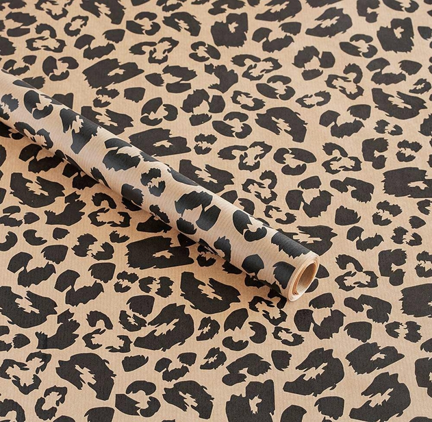 Image of Jungle Leopard Wrapping Paper 4m