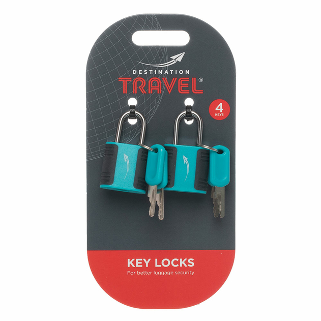 Image of WHSmith Teal Key Lock 2 Pack
