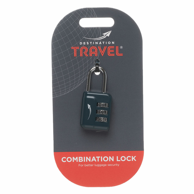 Image of WHSmith Charcoal Single Combi Lock