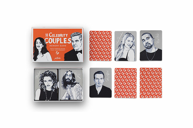 Image of Printworks Memo Game - Celebrity Couples
