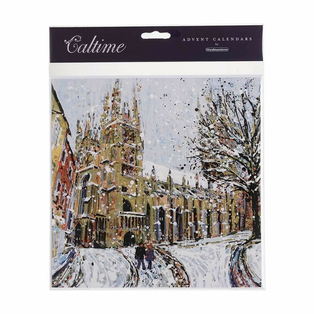 Image of WHSmith 2022 Church In Snow Advent Calendar