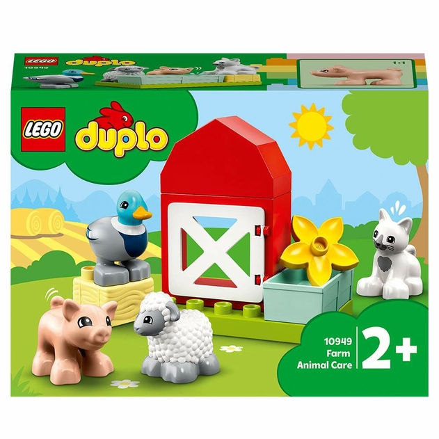 Image of LEGO DUPLO Town Farm Animal Care Building Toy 10949