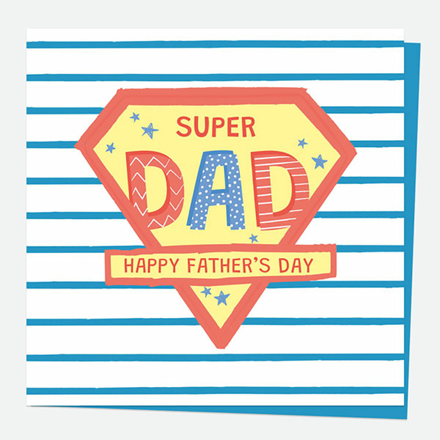 Image of Dotty About Paper Super Dad Father's Day Card