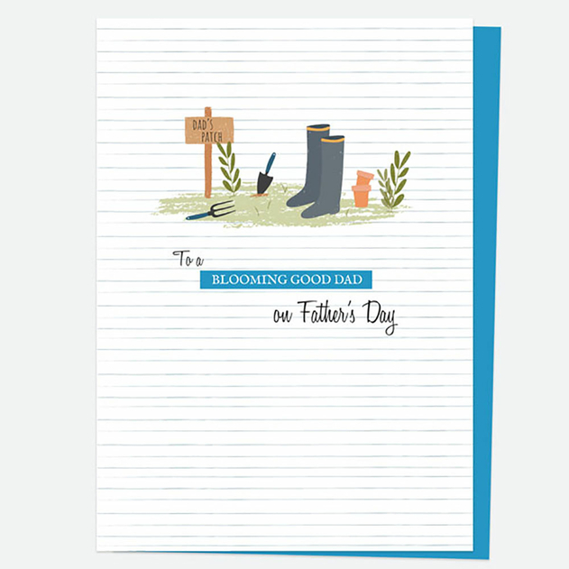 Image of Dotty About Paper Garden Patch Blooming Good Dad Father's Day Card