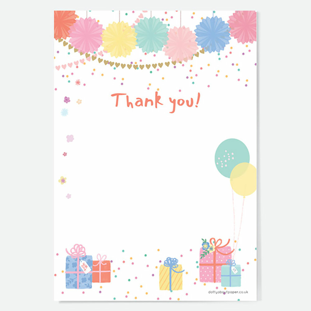 Image of Dotty About Paper Sweet Pastels Thank You Notelet (Pack of 20)