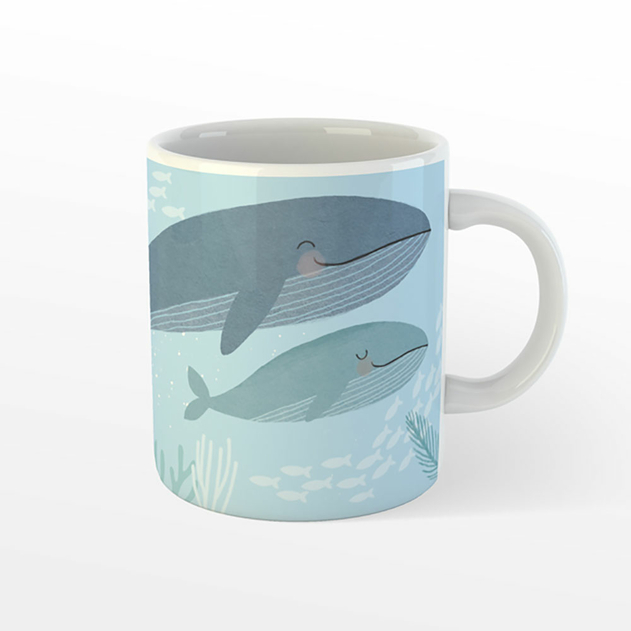 Image of Dotty About Paper Father's Day Mug Whale Dad You've Always Got My Back