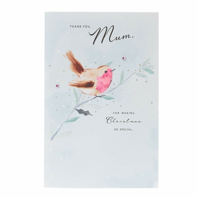 Image of UK Greetings Watermark Brand Mum Christmas Card