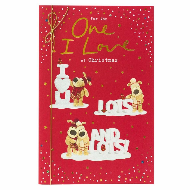 Image of UK Greetings Carlton One I Love Christmas Card