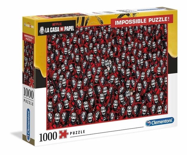 Image of Clementoni Money Heist Impossible 1000 Piece Jigsaw Puzzle