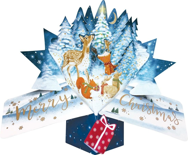 Image of Second Nature Woodland Animals Christmas Card