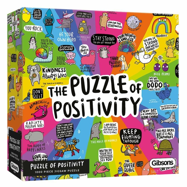 Image of Puzzle Of Positivity 1000 Piece Jigsaw Puzzle