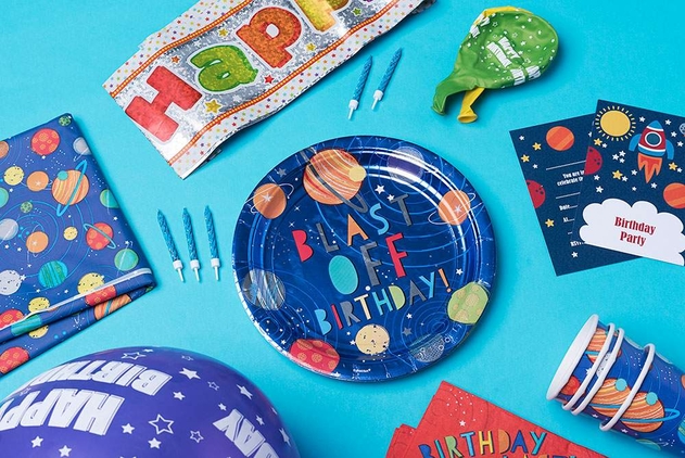 Image of WHSmith Space Birthday Party In A Box