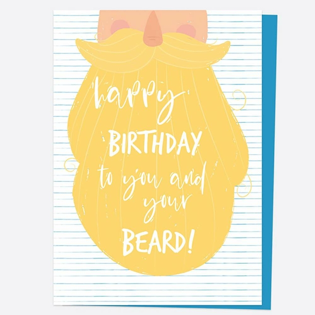 Image of Dotty About Paper General Birthday Blond Beard Card